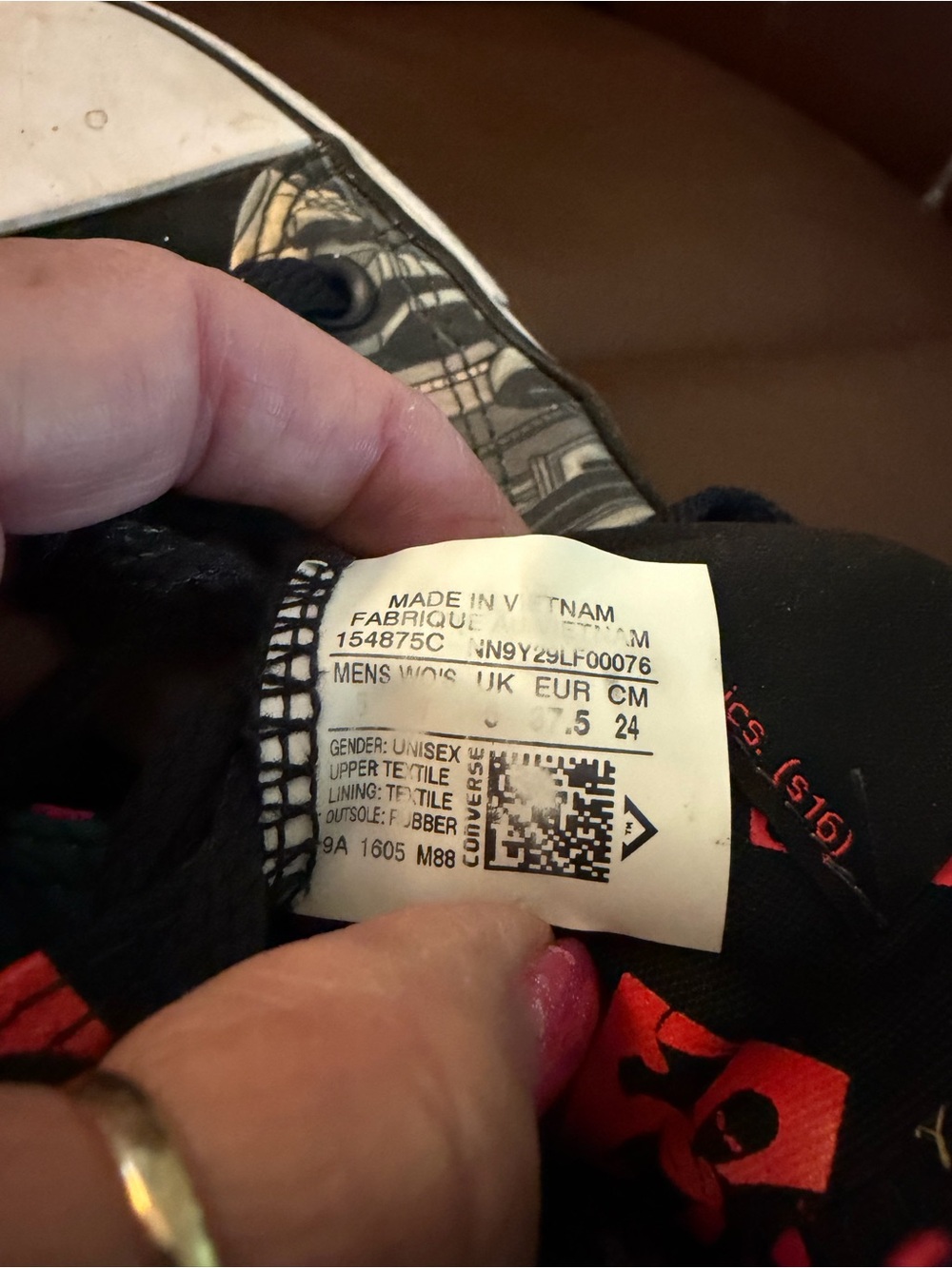 Converse Chuck Taylor Superman High Top Ladies 7 Men’s 5